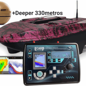 Barco Cebador CARPIO C3 camu R + Deeper CHIRP 2