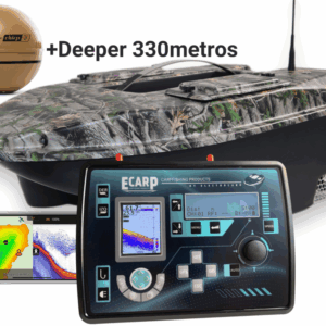 Barco Cebador CARPIO C3 camu 1 + Deeper CHIRP 2