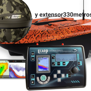 Barco Cebador CARPIO C3 camu N con Deeper CHIRP + 4