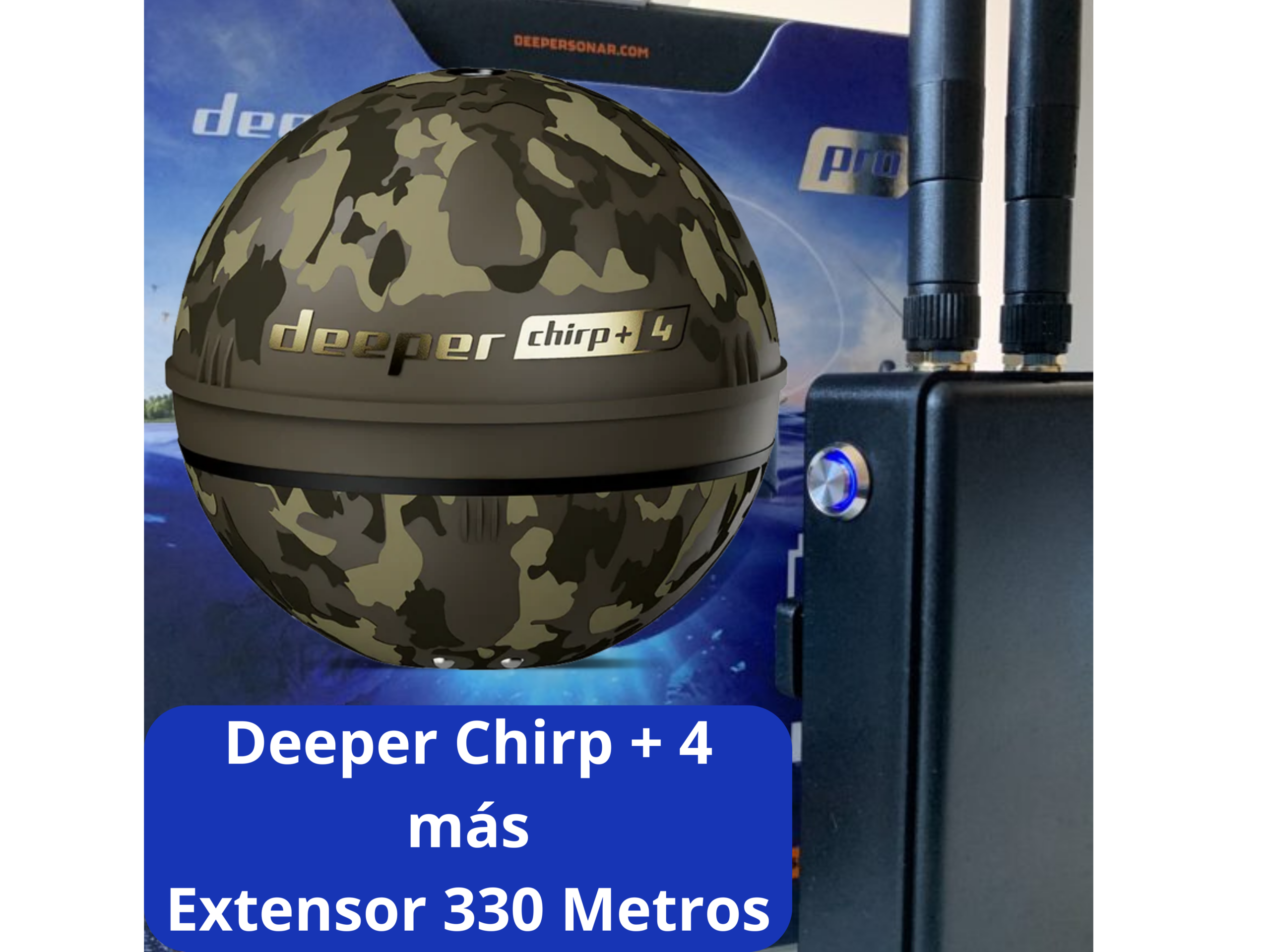 Deeper Chirp + 4 con extensor 330 metros (copia)